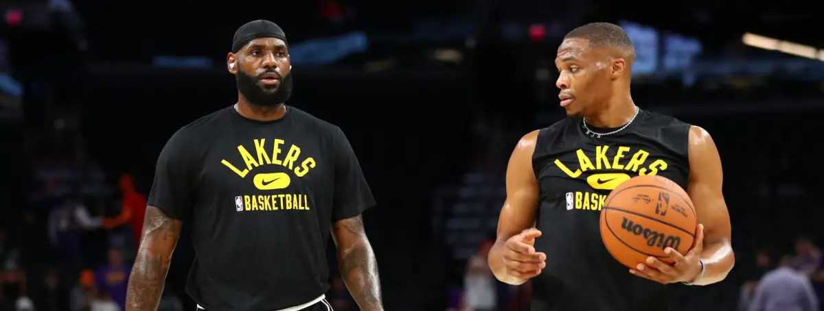 Debacle de Lakers a la espera de LeBron James: Westbrook gran señalado