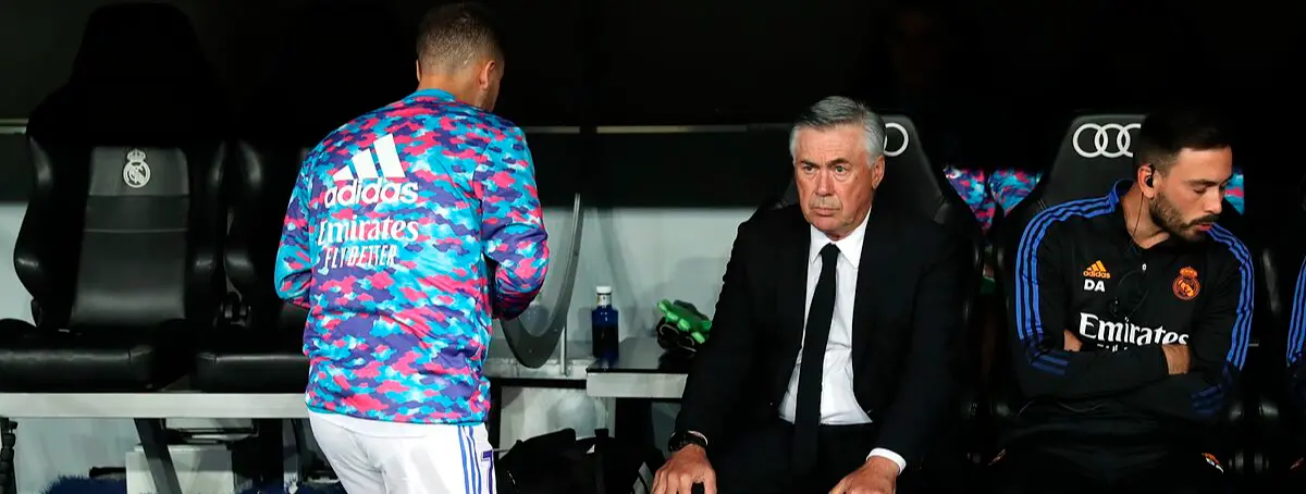 Ancelotti señalado: el Madrid se parte y Eden Hazard no se hunde solo