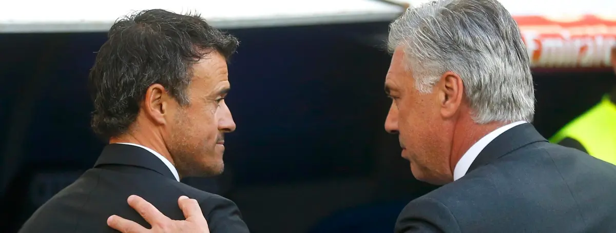 Ancelotti y Florentino tras el último as de Luis Enrique: todo a punto