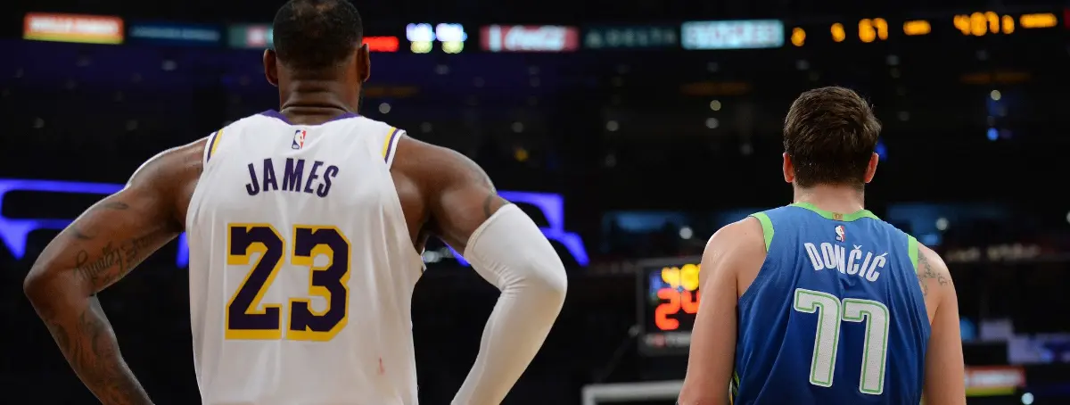 LeBron James y Luka Doncic paralizan la NBA: doble amenaza en el Oeste