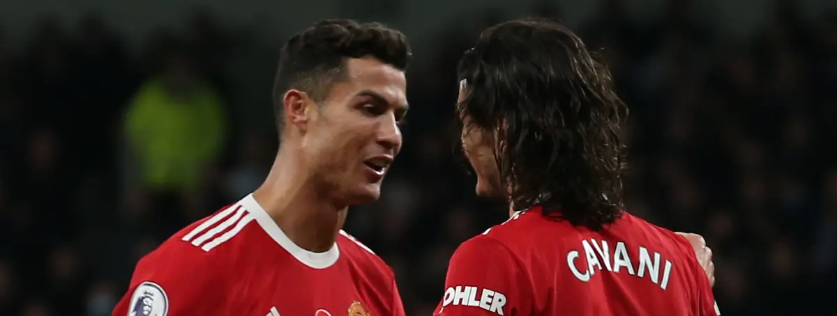 Giro de 180º con Edinson Cavani y el United: aliado demoledor para CR7