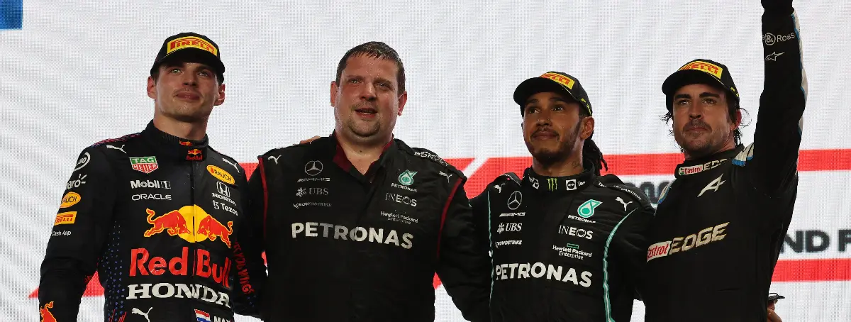 Fernando Alonso 'se cuela' en lucha Hamilton-Verstappen: papel crucial