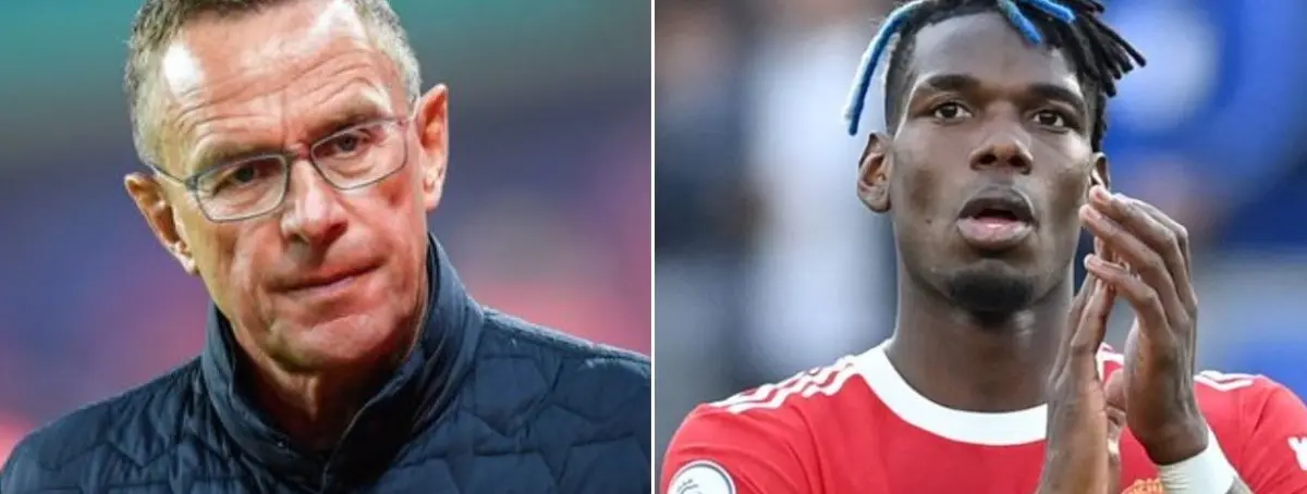 Rangnick se harta y revienta Old Trafford: Paul Pogba, fuera, en enero