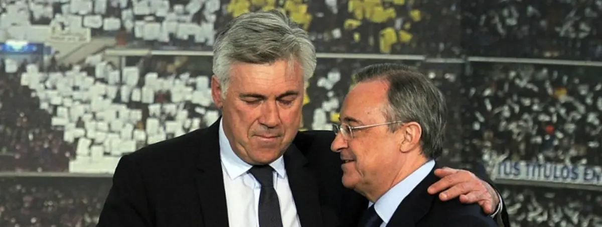 Ancelotti deja un nombre en la mesa de Florentino: le quiere en verano
