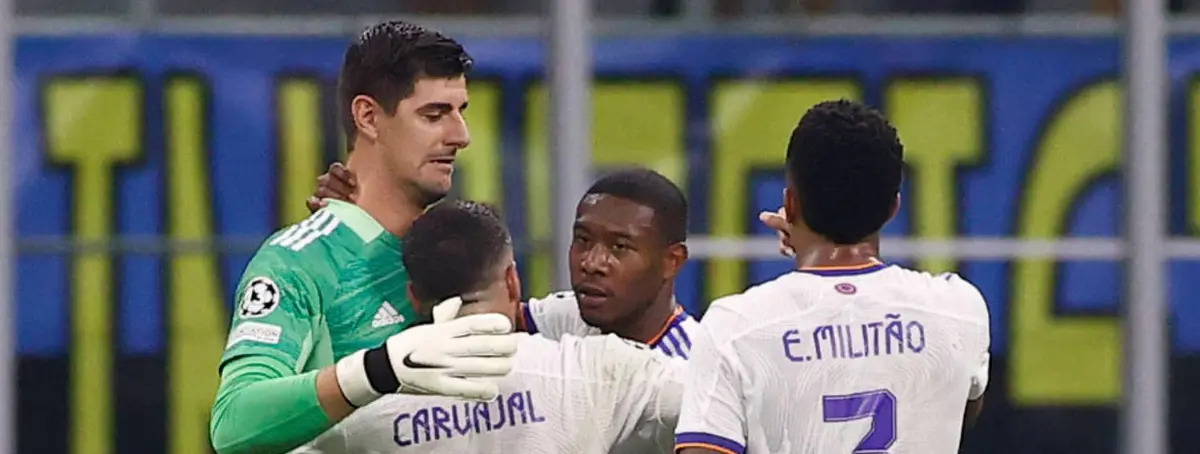 Courtois y Éder Militão dan el último motivo de felicidad al Bernabéu