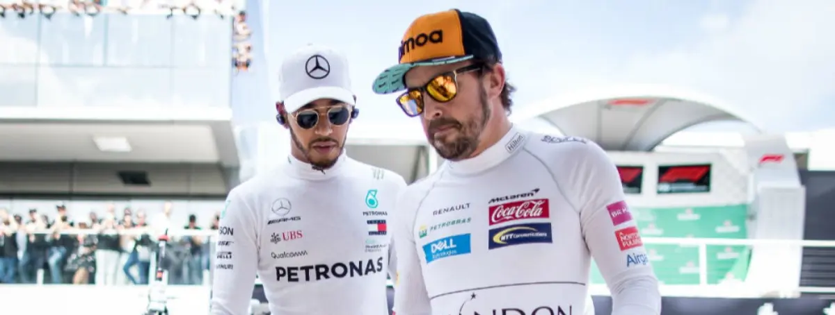 Estalla una trifulca entre Alonso y Ocon por culpa de Lewis Hamilton