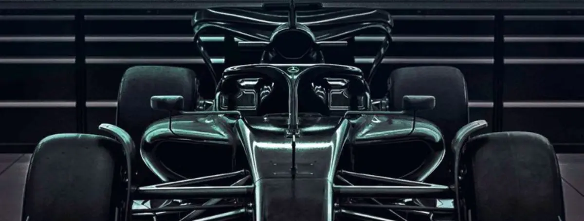 Mercedes ya va dos pasos por delante en 2022: primera imagen del W13