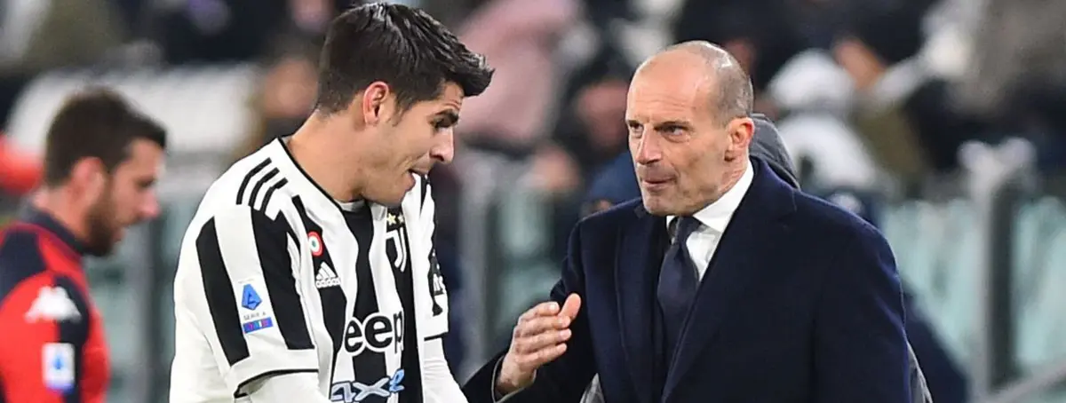 Morata tiene un plan para salirse con la suya: Allegri tensa la cuerda