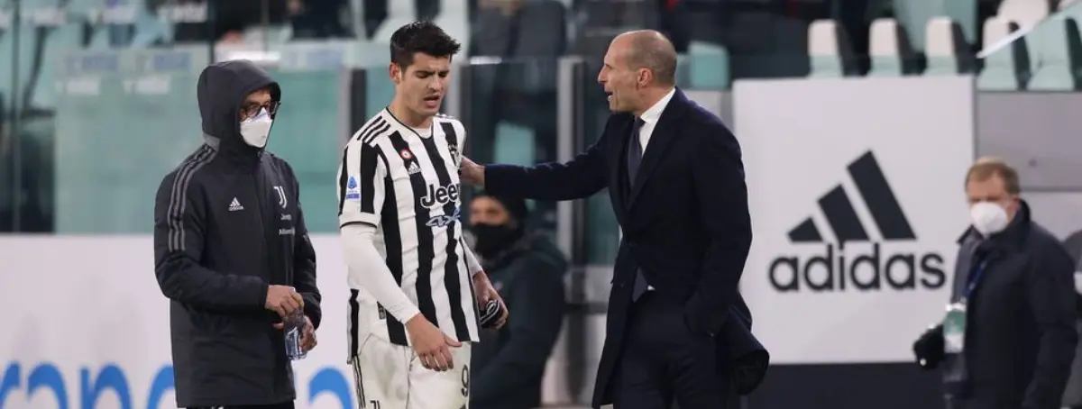 Allegri se planta y negocia con Arteta: tiene la llave por Morata