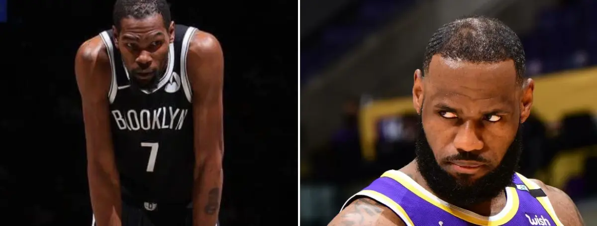 Shock en la NBA: LeBron James se derrumba y Kevin Durant se rompe