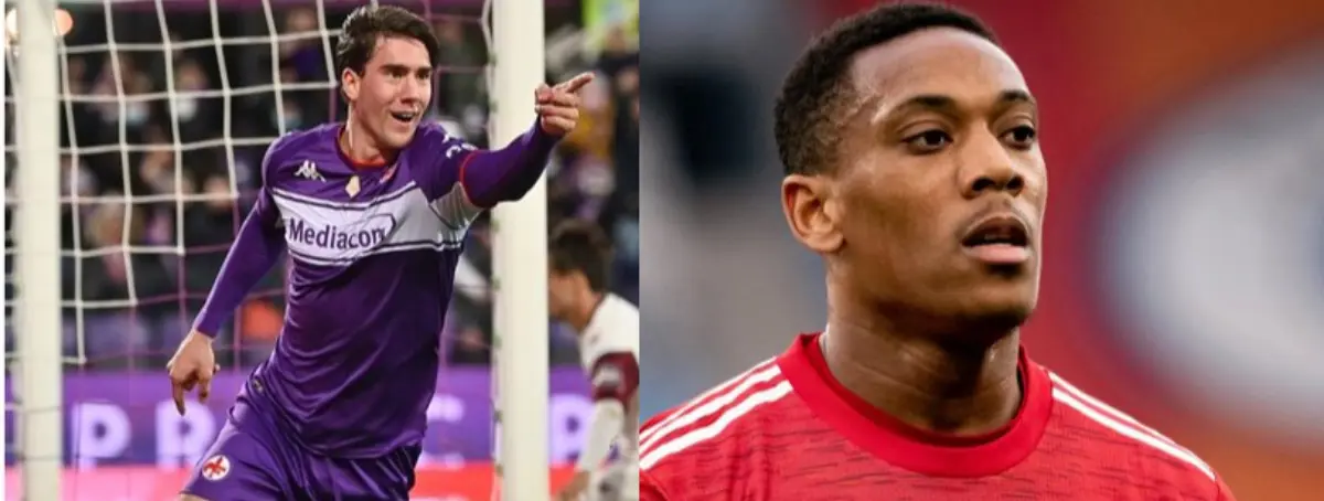 Caza furtiva en Europa: Vlahovic y Martial al mismo club por 105 kilos