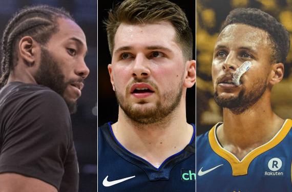 Drama NBA: lesiones clave para el futuro de Curry, Doncic y Kawhi