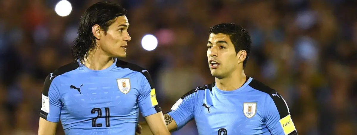 Luis Suárez y Edinson Cavani conectan el futuro de Simeone y el Atleti