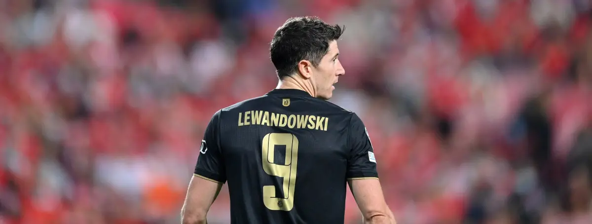 Florentino encuentra por fin una salida: Lewandowski tiene recambio