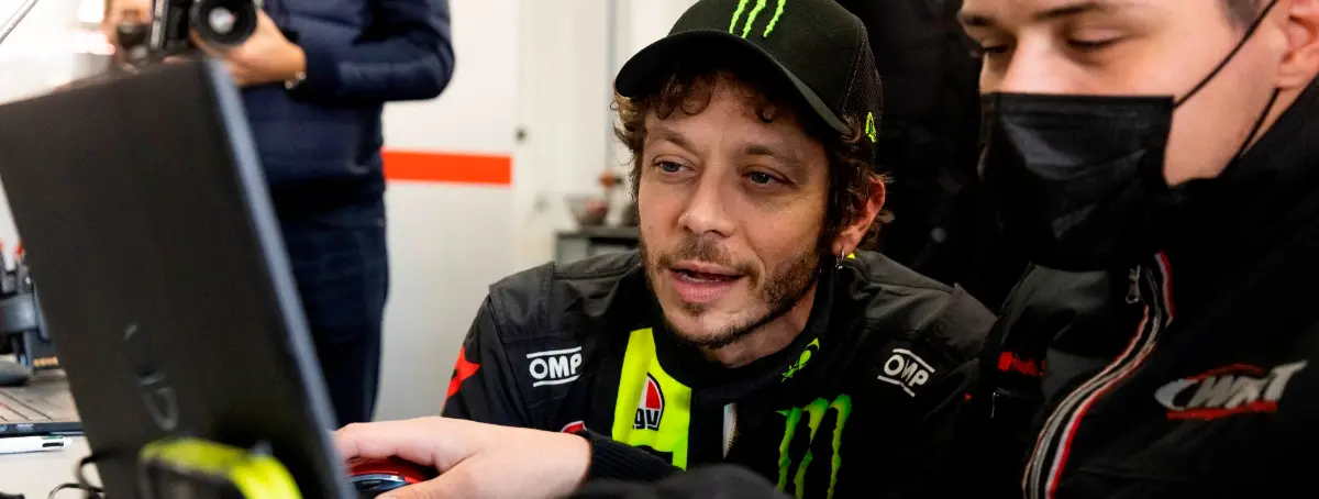 Antes de Qatar; Valentino Rossi reaparece y ‘Pecco’ Bagnaia asusta