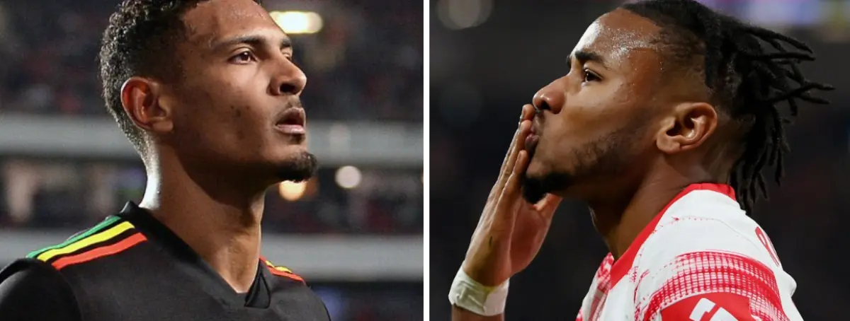 Christopher Nkunku y Sébastien Haller incendian el mercado, atentos