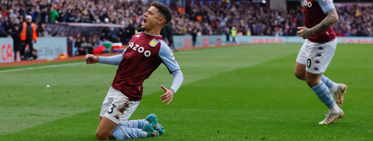 ¡Increíble el recital de Coutinho!: marca y brilla con el Aston Villa