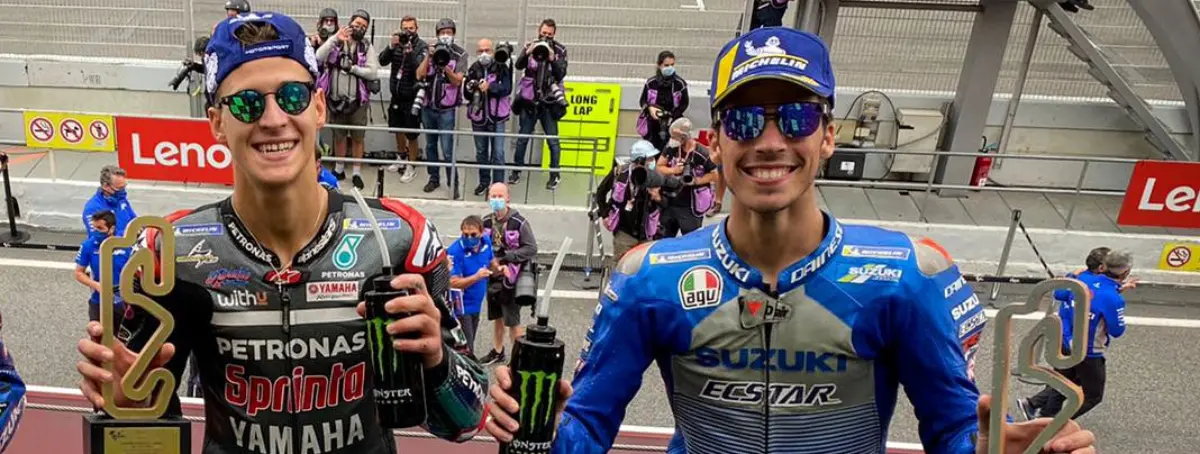 Más leña entre Quartararo y Yamaha; Joan Mir avisa a Suzuki