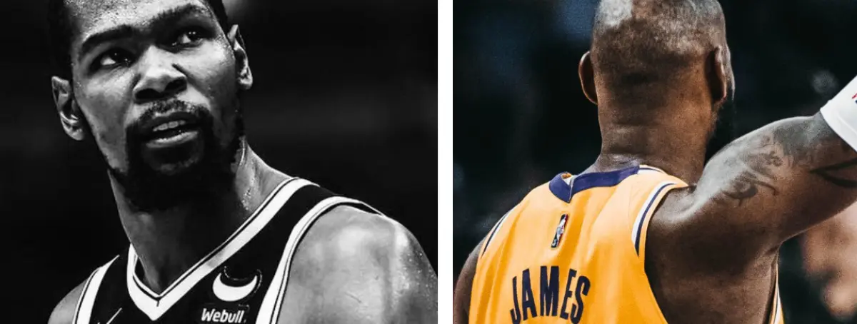 Encrucijada para Kevin Durant y LeBron James: la NBA no da crédito