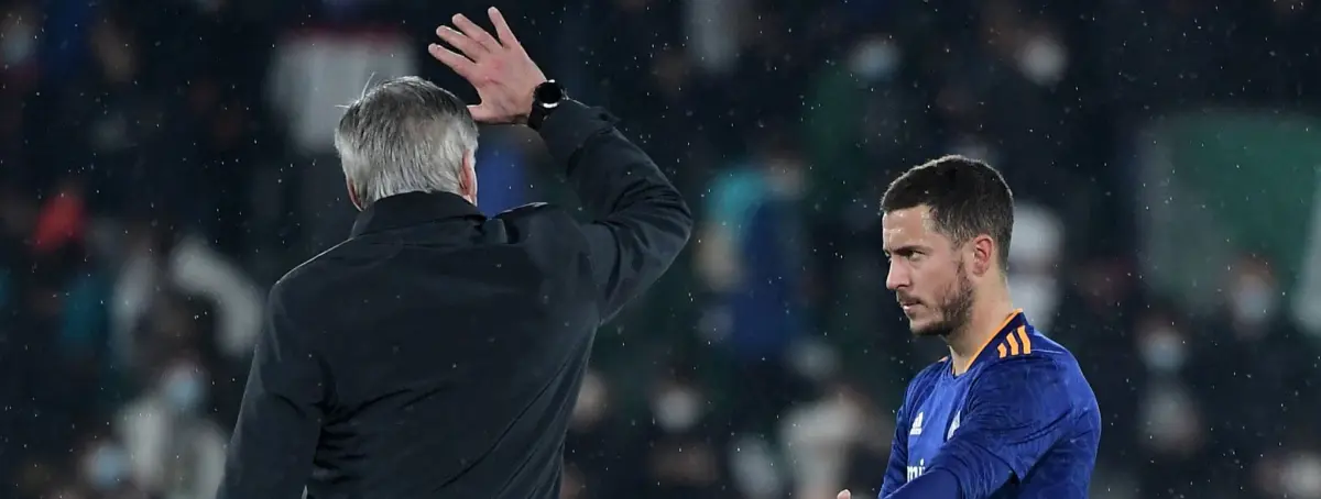 Alarma Eden Hazard: se planta con Ancelotti por Roberto Martínez
