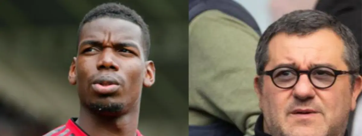 Raiola, estratega: ‘echa’ a Pogba y ata su plan B, otro caso De Jong