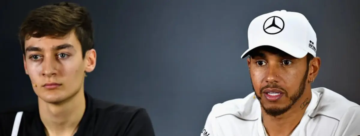 Palo de Russell a Mercedes en el peor momento: Hamilton, sin título