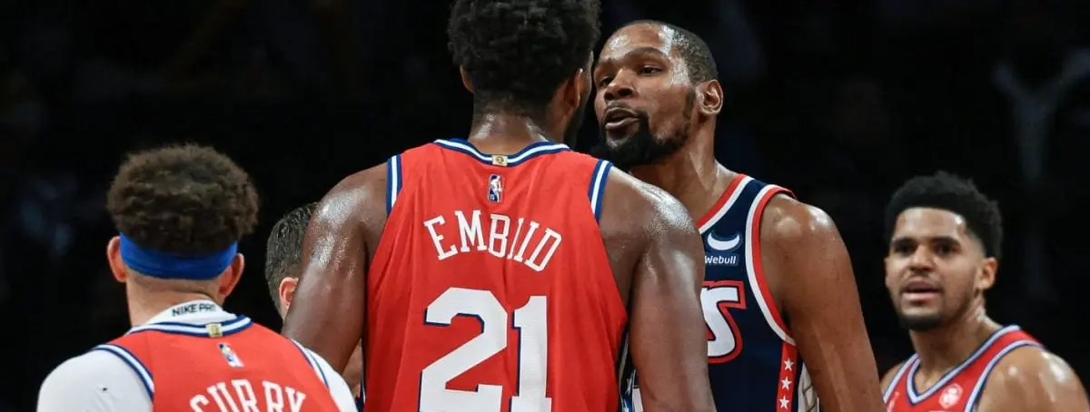 Durant, Harden, Embiid y Simmons recrudecen la relación Sixers-Nets