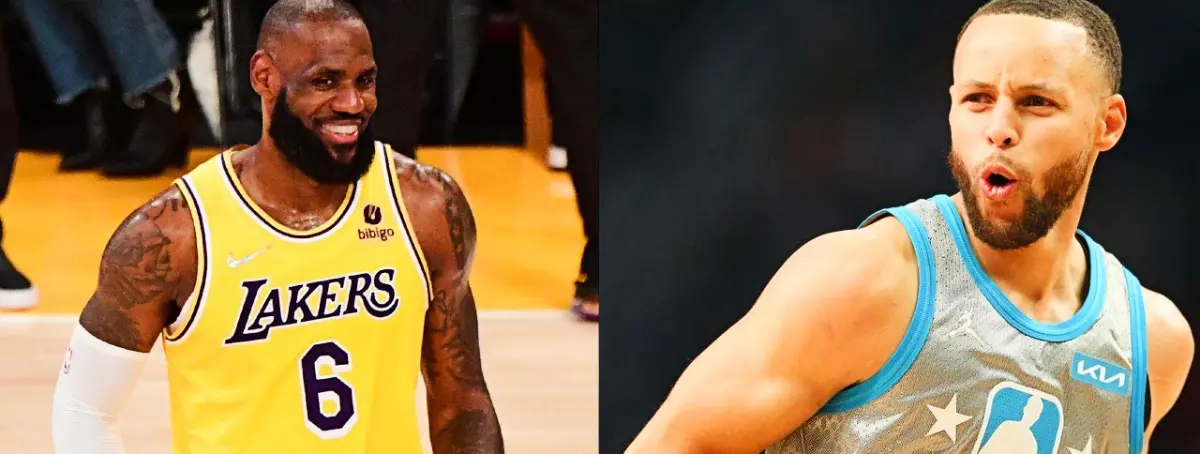 Con Lakers echando humo, LeBron aviva el incendio por Stephen Curry