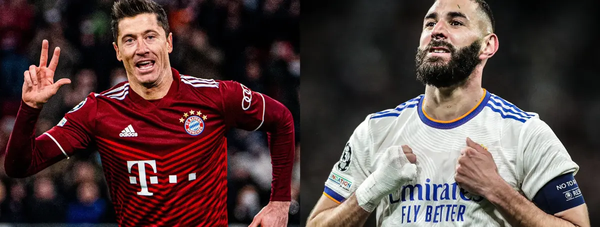Karim Benzema jubila a Cristiano y Leo Messi y tumba a Lewandowski