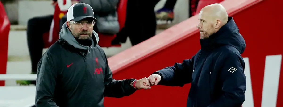 Ten Hag y Jürgen Klopp, millonada para quitar su estrella a LaLiga