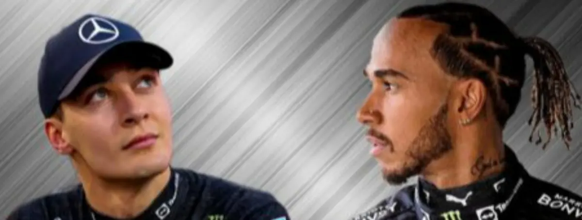 Hamilton no se recupera, Russell es el primer piloto de Mercedes