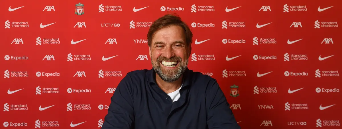 Tras la renovación de Klopp, el Liverpool quiere 2 fichajes: 150 kilos