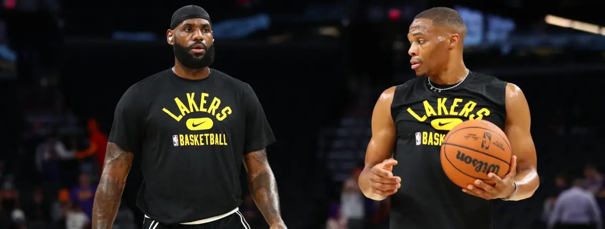 Lakers es una bomba: LeBron James y Russell Westbrook, al mercado