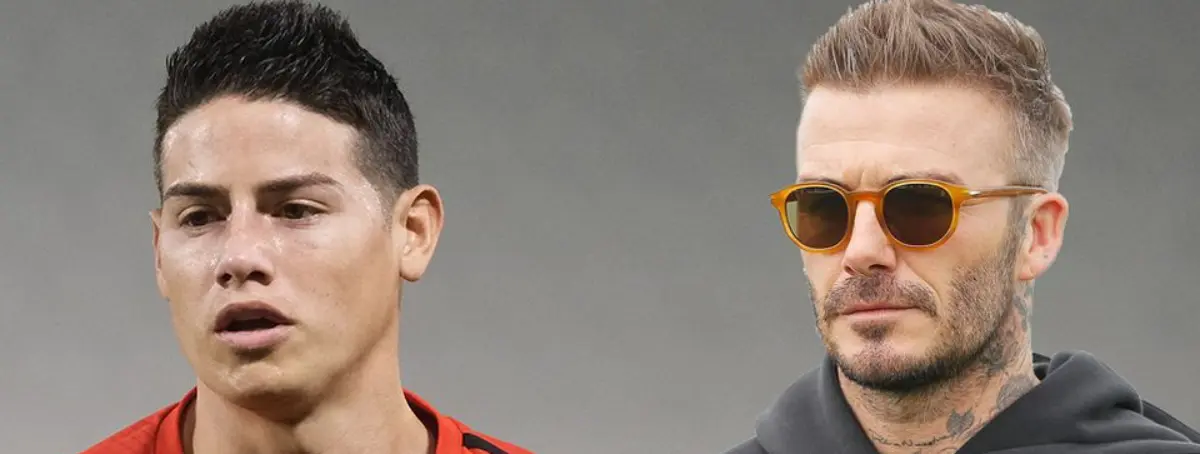 James Rodríguez se olvida del Atlético de Madrid y piensa en Beckham
