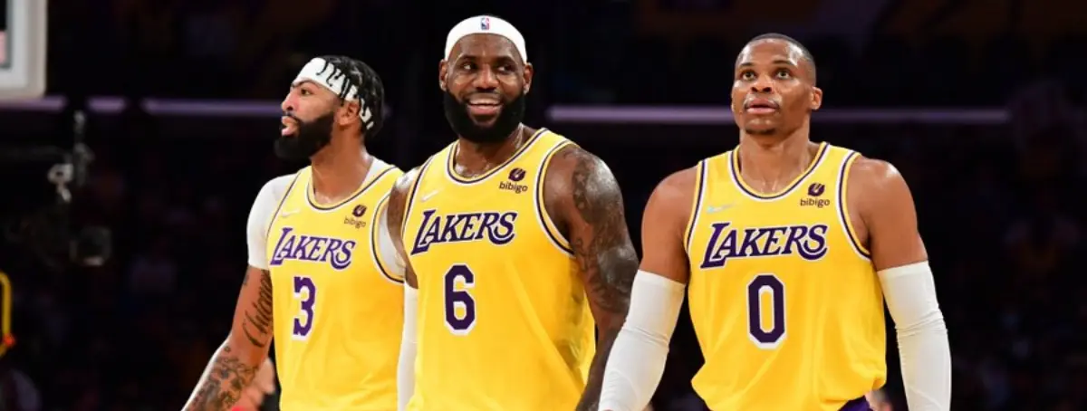 LeBron y Anthony Davis conocen las 2 primeras bombas 22/23 en Lakers