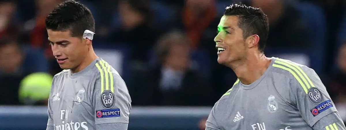 Giro total en el futuro de James Rodríguez: el reencuentro con CR7