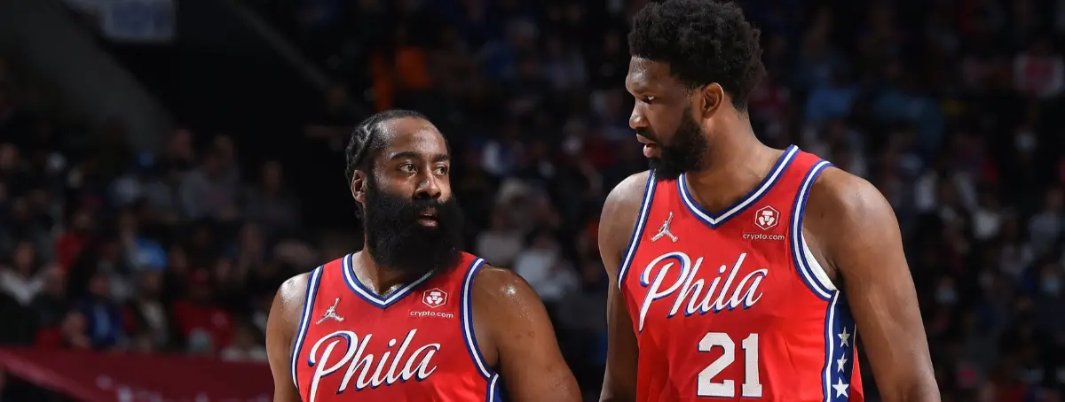 Joel Embiid estalla contra James Harden y los Philadelphia 76ers