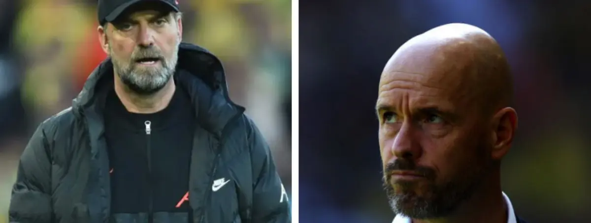 Encontronazo entre Klopp y Ten Hag antes de comenzar la Premier League