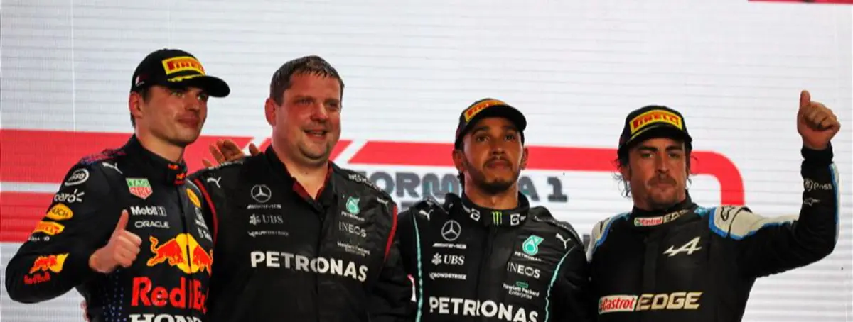Alpine y Mercedes confirman los presagios y Alonso y Hamilton, felices