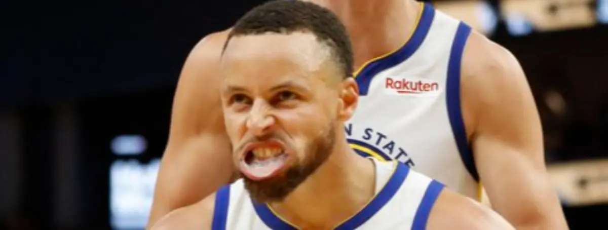 Curry contra Doncic, saltan chispas: 