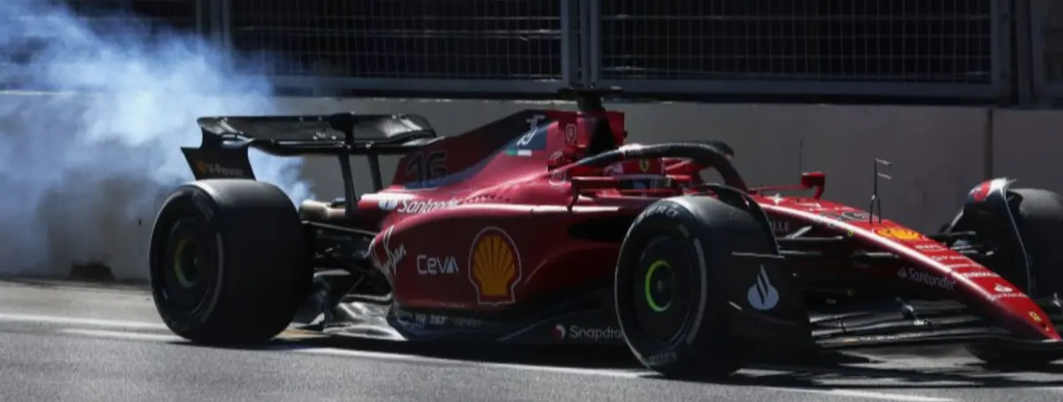 Leclerc pasa su peor momento en Ferrari y Verstappen se aprovecha