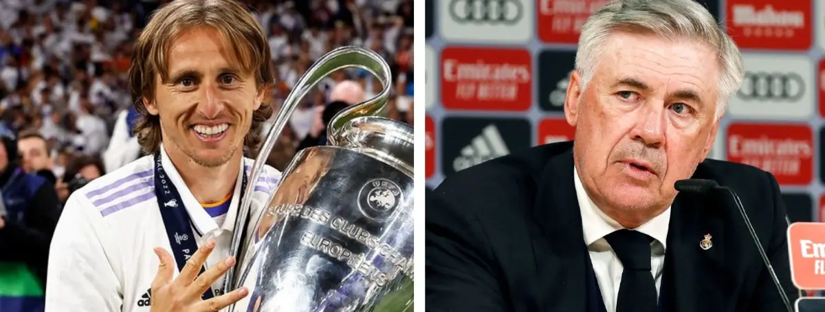 Ancelotti, una promesa a Tchouameni: alarma, Luka Modric, arrepentido