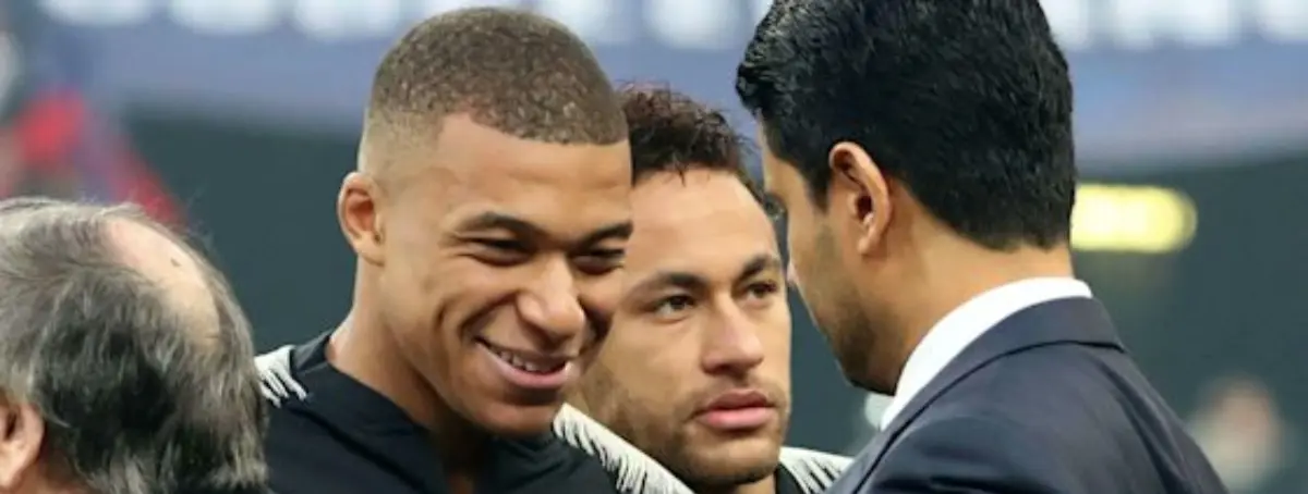 Al-Khelaïfi desbocado por la dupla de Mbappé: Messi y Neymar alucinan