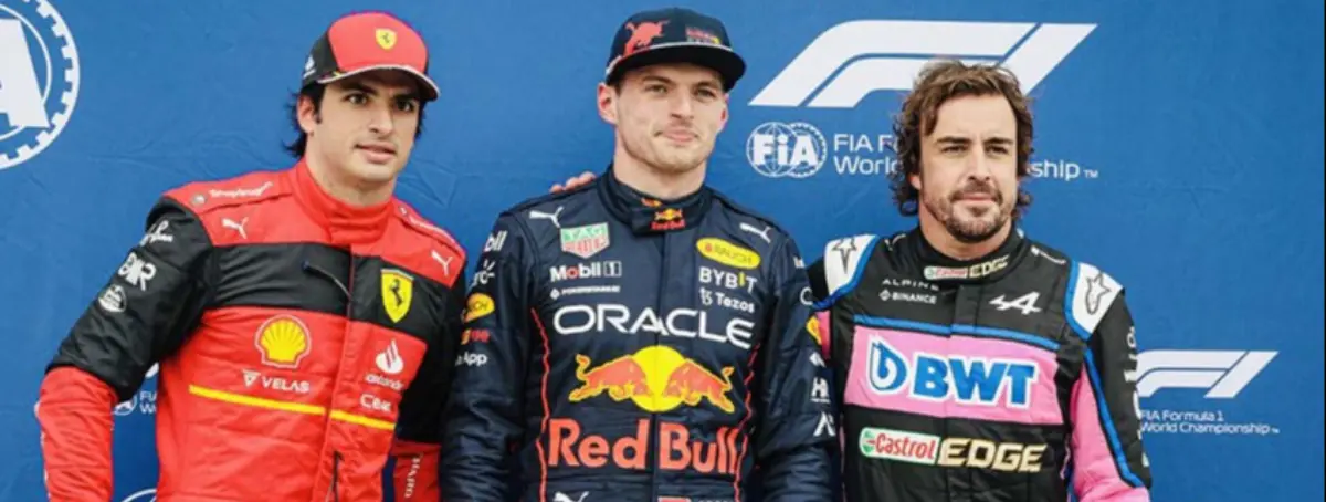 Sainz y Verstappen hunden a Hamilton: 'pole' histórica, Alonso aplaude