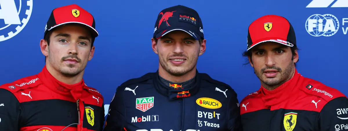 Los Ferraris siguen a la sombra de Verstappen en F1