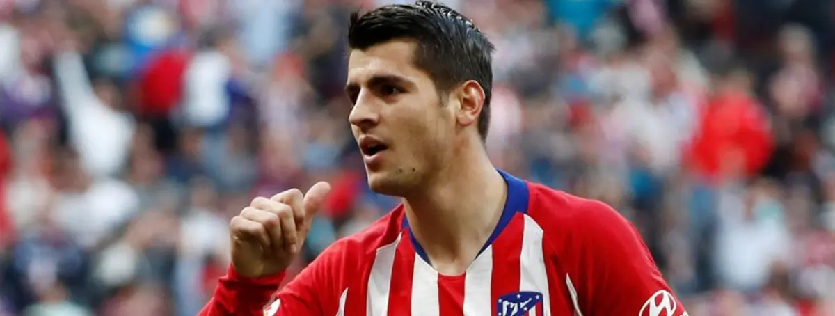 Simeone le deja salir: Morata lo ve claro y Luis Enrique lo celebra