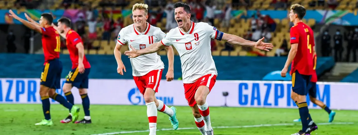 El Madrid le desterró y Luis Enrique le alza al nivel de Lewandowski