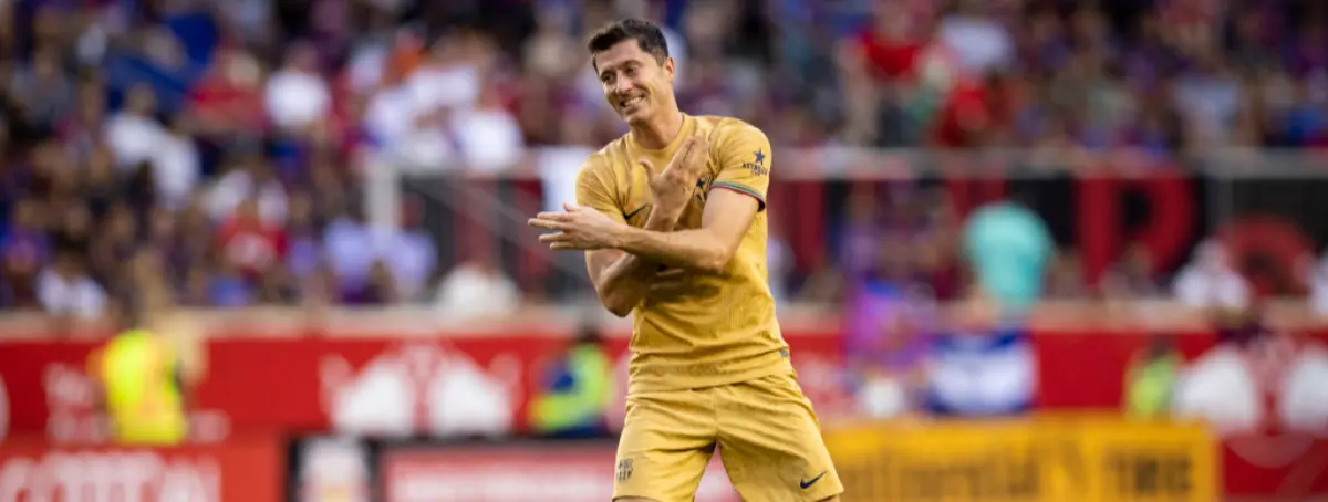 Lewandowski frustrado: Dembélé y Raphinha brillan más, alerta Barça