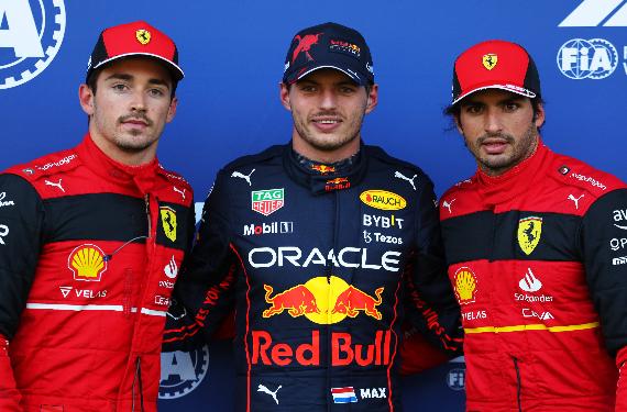 Los Ferraris siguen a la sombra de Verstappen en F1