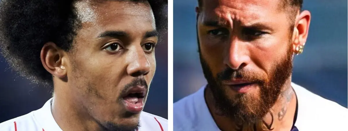 Estampida en el PSG: sin hueco, Ramos le gana y Koundé le hace sitio